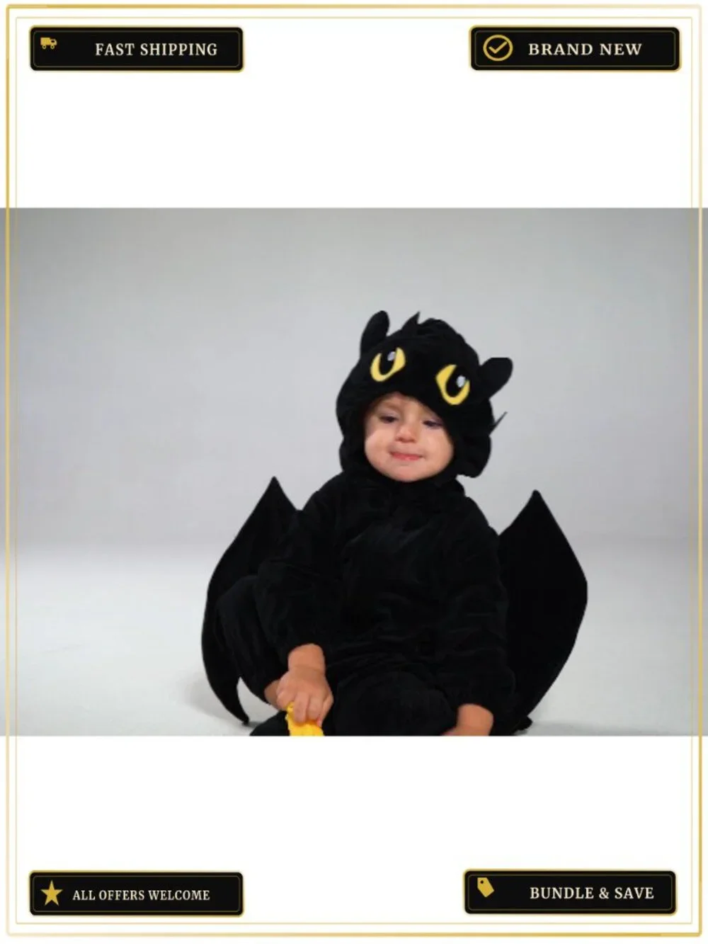 Shark Baby Costume Jumpsuit Newborn Infant Toddler Boys Girls 0-4T